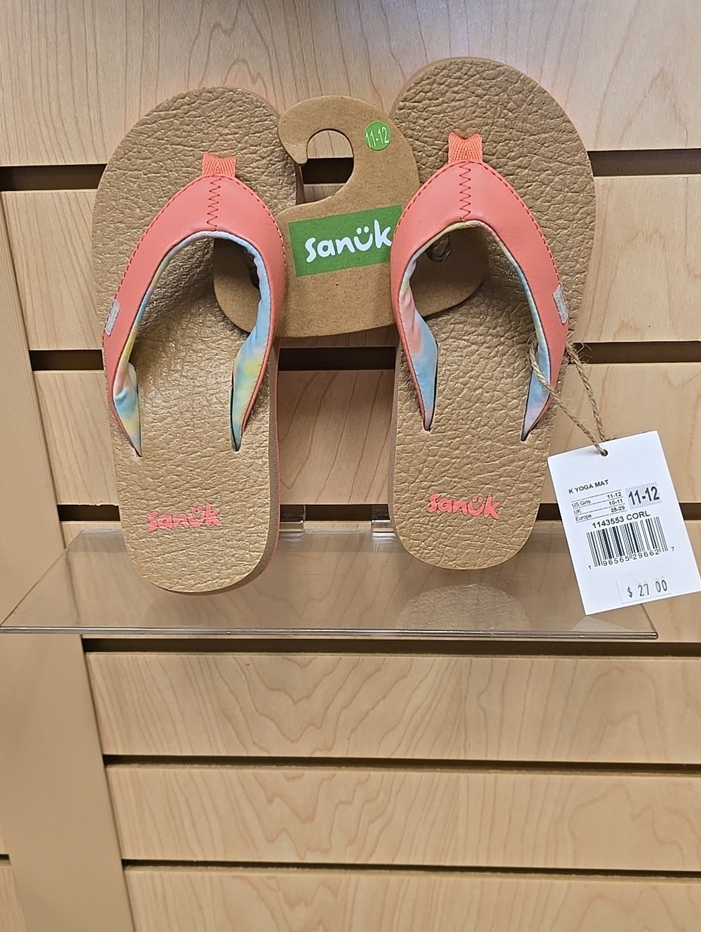 Kid's Sanuk Yoga Mat Flip Flop